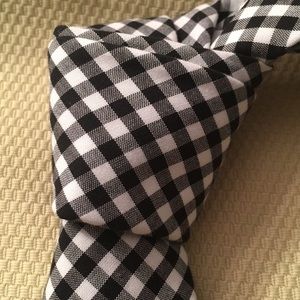 Clapham Black and White Handmade Skinny Tie!